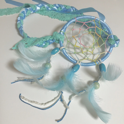 ドリームキャッチャー ヘアアクセサリー キッズ用(大人もOK)「自由