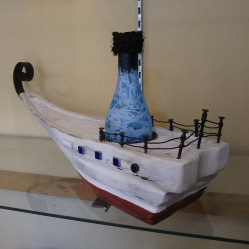 ハンドメイド 木彫り 手彫り プードル 一点物 置物 インテリア