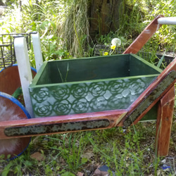 ガーデンカート　プランター　二輪車 3枚目の画像