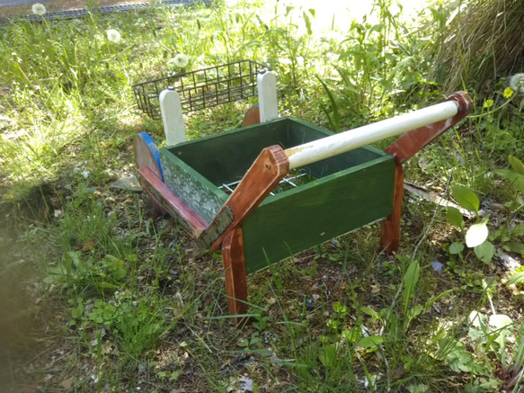 ガーデンカート　プランター　二輪車 5枚目の画像
