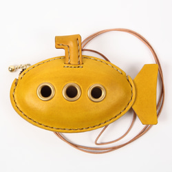 潜水艦の小銭入れ  イエロー 1枚目の画像