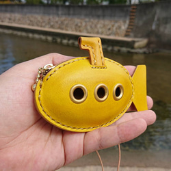 潜水艦の小銭入れ  イエロー 2枚目の画像