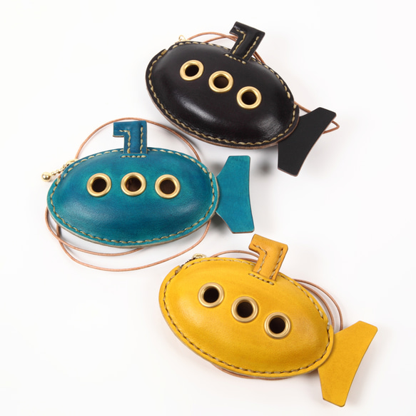 潜水艦の小銭入れ  イエロー 6枚目の画像