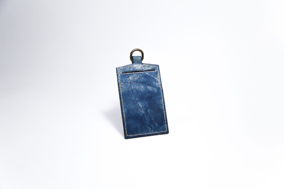 Hiker/ 義大利牛皮-特製證件夾(紺青) 第2張的照片