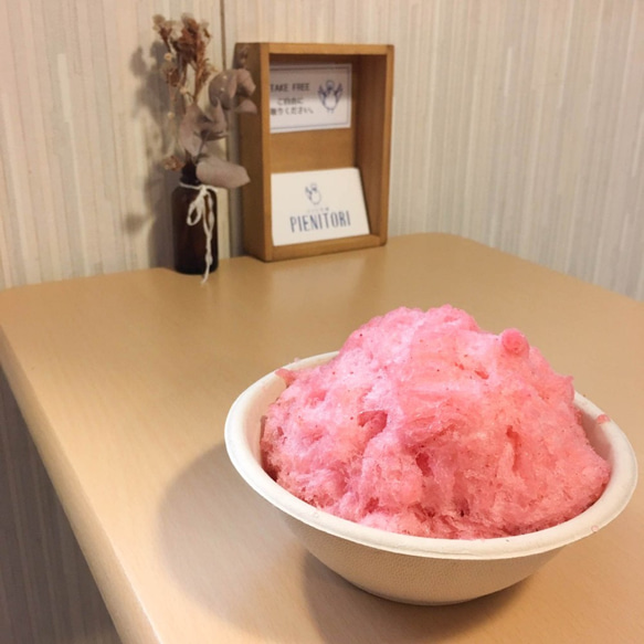 お家で簡単♡ほんのり甘い♡いちごの生かき氷ブロック 10個セット【送料無料】 4枚目の画像