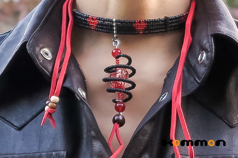 ブラック♡ハートのチョーカー〈Kommon〉