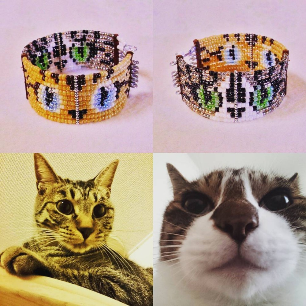 【オーダー】猫ちゃんブレスレット〈Kommon〉