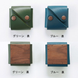 coin case【ウォールナット】　- 木と革のコインケース - 6枚目の画像
