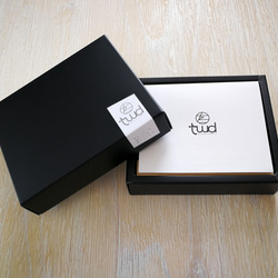 a card case オーク×パープル　- 無垢材と本革の名刺入れ - 7枚目の画像