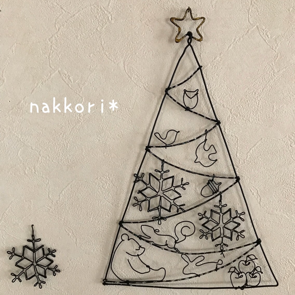 L11 北欧ヴィンテージ　アンティーク　レトロなクリスマス絵葉書　くま　森