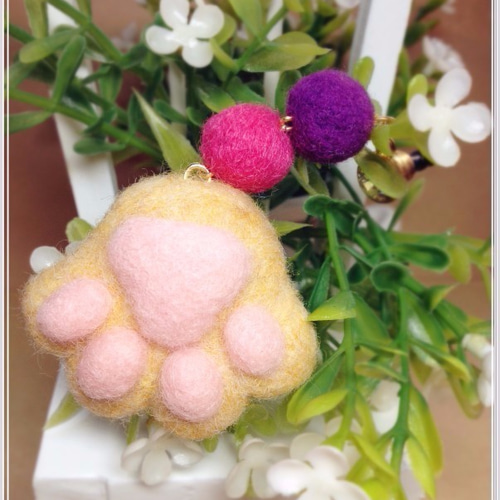 再販♡桃気球♡♡羊毛フェルト 582c8df716e106caa85b743a445441