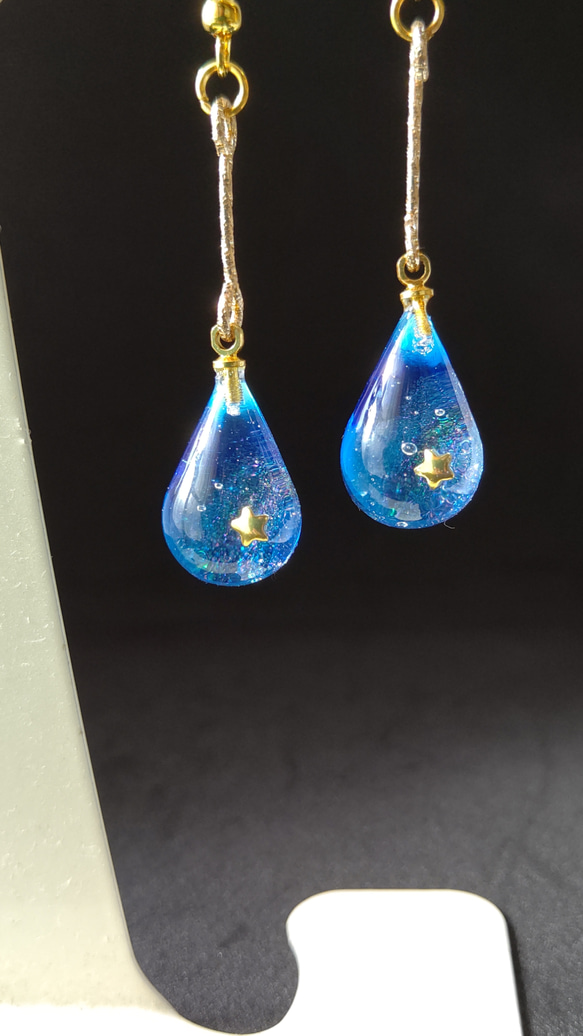 星灯の雫イヤリングorピアス – 宙フェス夜市