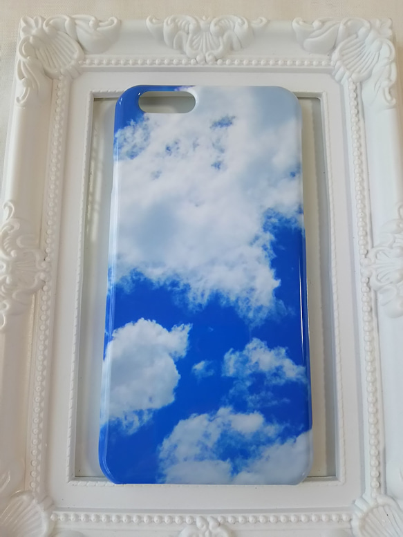 あの日の青空と雲のスマホケース  iPhoneケース  スマホカバー 3枚目の画像