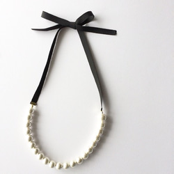 ribbon necklace 「受注制作」 1枚目の画像