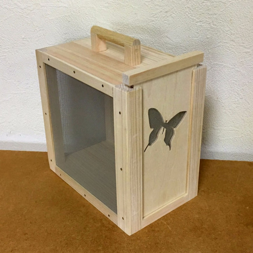 虫かご 木製 桧 木工 D その他インテリア雑貨 ゆかりママ 通販 4592781