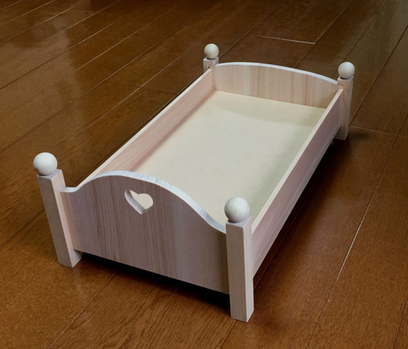 ぽぽちゃんサイズ 桧 木製ベッド おもちゃ 家具 おもちゃ・人形