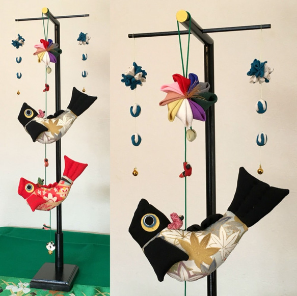 古布の五月吊るし飾り