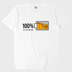 Habu-Teru Original T-shut Beer Charge 100% 2枚目の画像