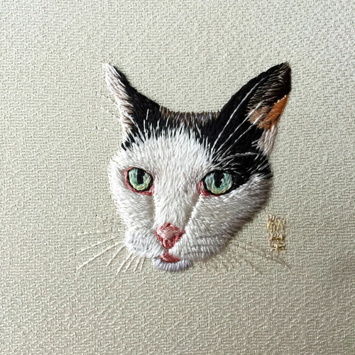 猫のだいぶリアル刺繍 その他アート 柳菜 通販 2030083｜Creema