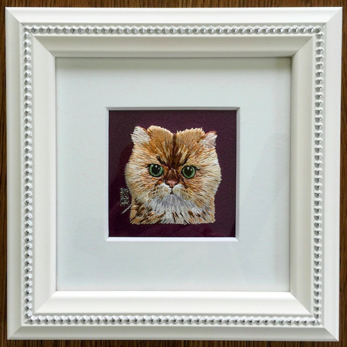 猫のだいぶリアル刺繍 その他アート 柳菜 通販 2030145｜Creema
