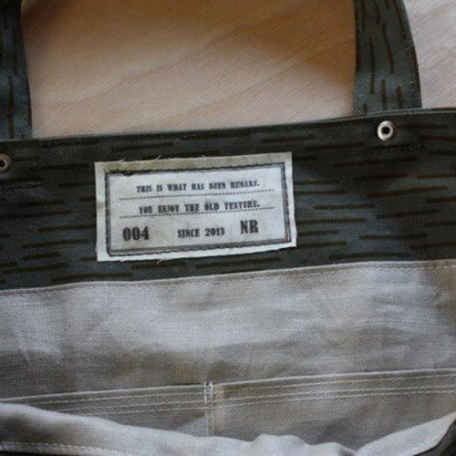 東ドイツ軍テントシート リメイクトートバッグ 004 トートバッグ