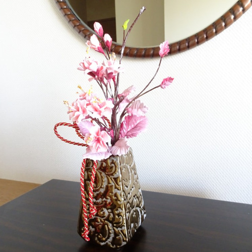 パンフラワー/パン粘土/桜/和】大人の和心 ～桜のパンフラワー春