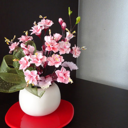 パン粘土/パンフラワー】上品爽やか 紫陽花のパンフラワー