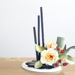 売切【パンフラワー/パン粘土】大人な秋の彩り～コスモス