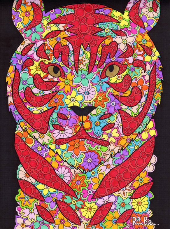Tiger 絵画 RINBEN 通販 2878970｜Creema(クリーマ)