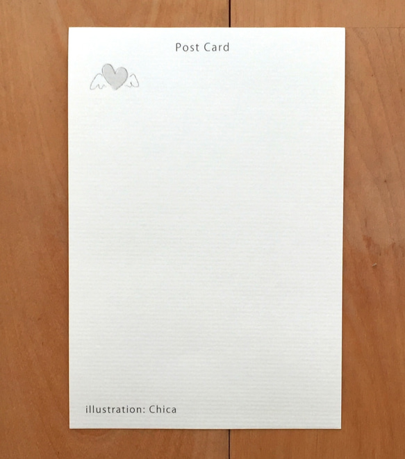 【天使のポストカード】A.ハートを持つ天使（4枚セット） 3枚目の画像
