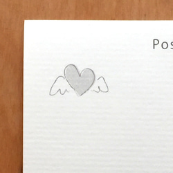 【天使のポストカード】A.ハートを持つ天使（4枚セット） 4枚目の画像