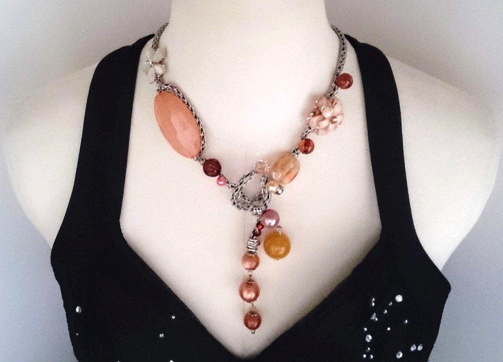 変幻自在!! ワイヤーネックレス(シルバーPB)