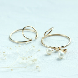 14kgf- W ring ear cuff 第5張的照片