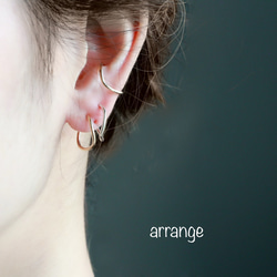 14kgf- 2way curve ear cuff / clip-on 第10張的照片