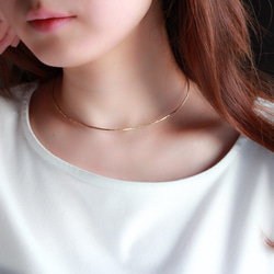 14kgf- dainty choker cuff 項鍊 第1張的照片