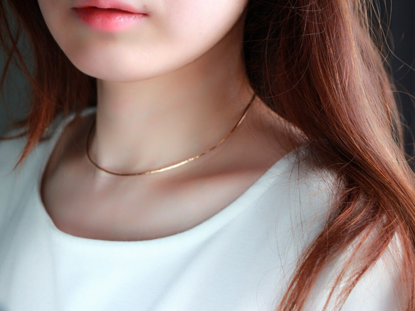 14kgf- dainty choker cuff 項鍊 第3張的照片