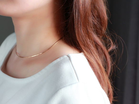 14kgf- dainty choker cuff 項鍊 第8張的照片