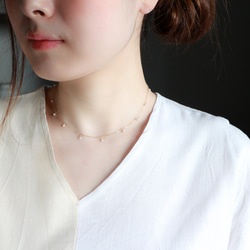 14kgf-petit pearl choker 項鍊(adjustable chain) 第6張的照片