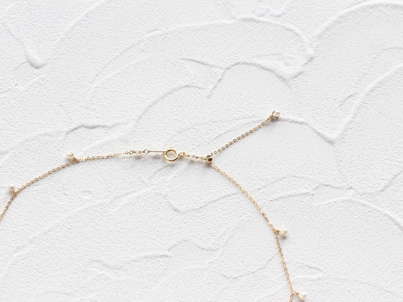 14kgf-petit pearl choker 項鍊(adjustable chain) 第8張的照片