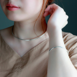 SV935(Argentium)-plane choker 第8張的照片