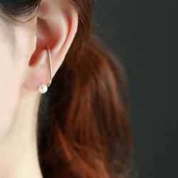 14kgf-straight line ear cuff 6枚目の画像