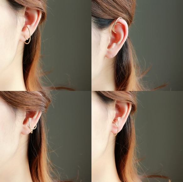 14kgf-multiple ear cuff 第7張的照片