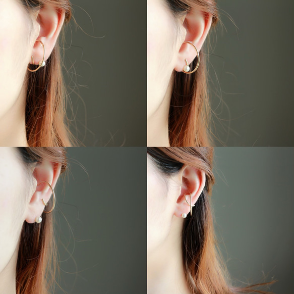 14kgf-multiple ear cuff 第8張的照片