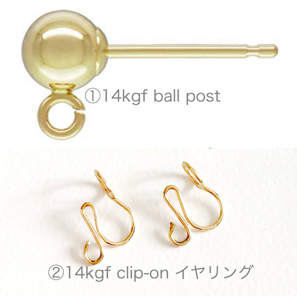 14kgf-pearl long 耳針/可換耳夾式 plz choose option 第9張的照片