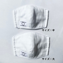 夏マスク 冷感接触生地 日本製コットン×リネン　ダブルガーゼ　マスク　ブラック　専用フィルターポケット付き 5枚目の画像