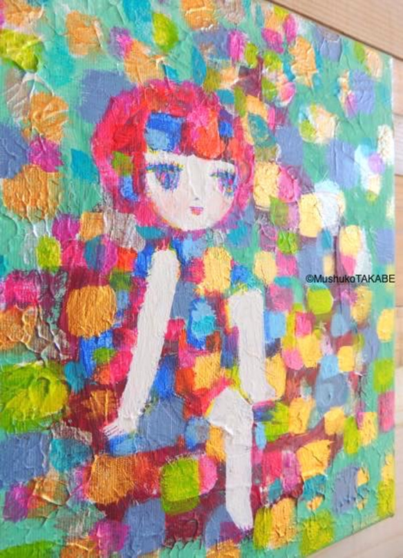 [surround yourself 06] #原画 #抽象 #アート #希望 #元気 #私のまわりの空気 3枚目の画像