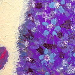 SOLD Angel in purple :reconstruction #天使 #原画 #一点物 #アート 5枚目の画像
