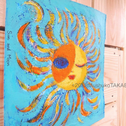 &lt;無論多云有陽光和月亮&gt;＃original＃art #love #happy＃sun＃month＃healing＃s 第4張的照片