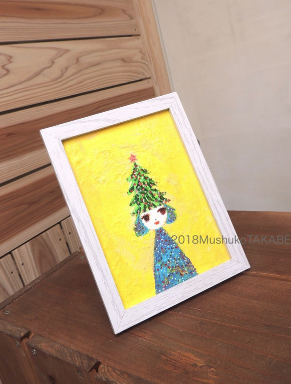 &lt;我是一棵樅樹&gt;＃original picture＃art #happy＃Christmas tree＃girl＃t 第2張的照片