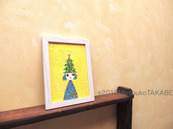 &lt;我是一棵樅樹&gt;＃original picture＃art #happy＃Christmas tree＃girl＃t 第3張的照片